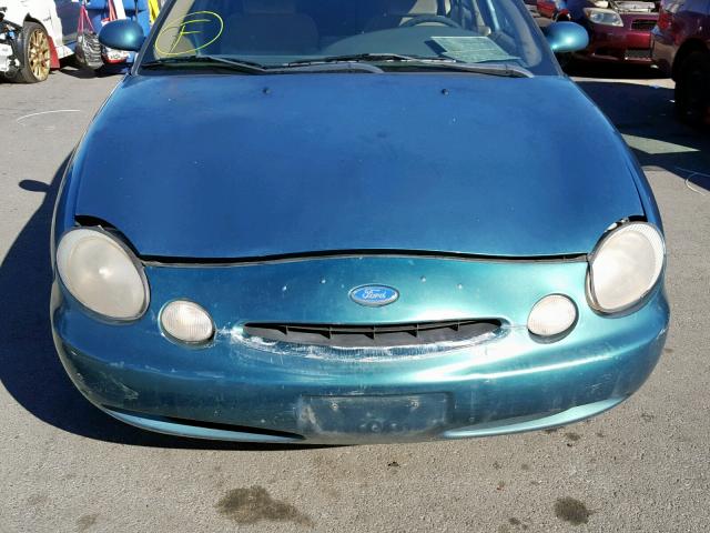 1FALP57U3VA304140 - 1997 FORD TAURUS GL GREEN photo 9