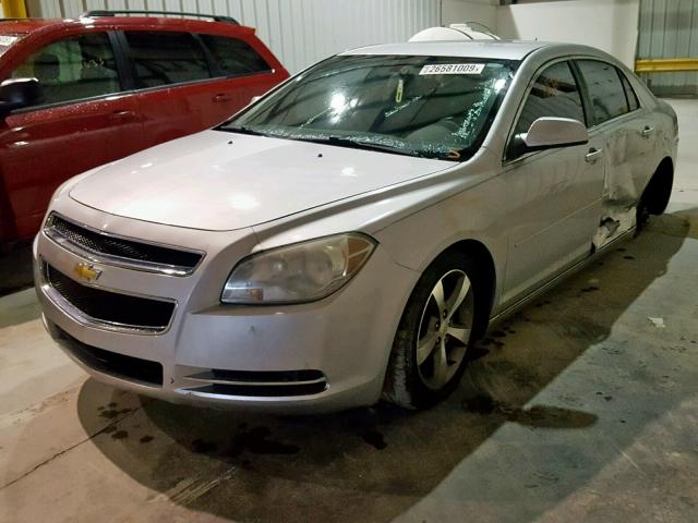 1G1ZC5E11BF339209 - 2011 CHEVROLET MALIBU 1LT SILVER photo 2