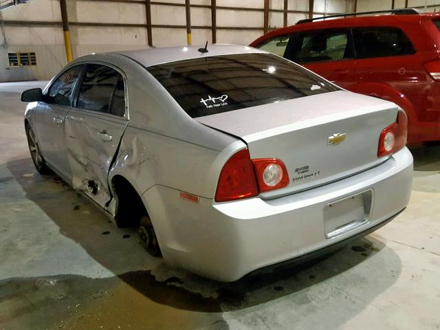 1G1ZC5E11BF339209 - 2011 CHEVROLET MALIBU 1LT SILVER photo 3