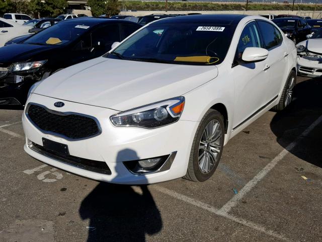 KNALN4D70G5218818 - 2016 KIA CADENZA LU WHITE photo 2