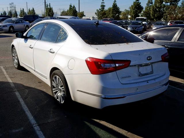 KNALN4D70G5218818 - 2016 KIA CADENZA LU WHITE photo 3