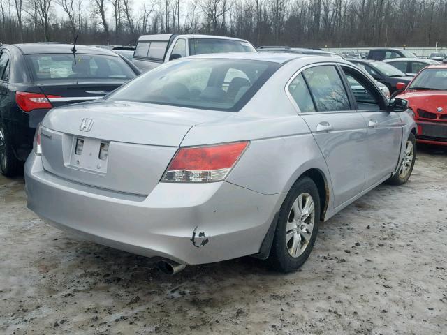 1HGCP264X8A085502 - 2008 HONDA ACCORD LXP SILVER photo 4