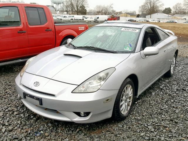 JTDDR32T930151469 - 2003 TOYOTA CELICA GT SILVER photo 2