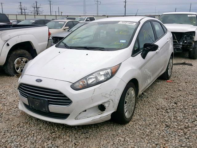 3FADP4AJ7FM107652 - 2015 FORD FIESTA S WHITE photo 2