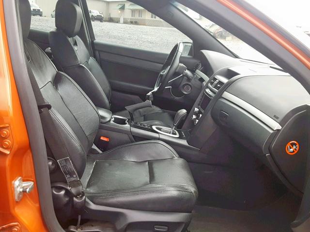 6G2EC57Y88L143012 - 2008 PONTIAC G8 GT ORANGE photo 5