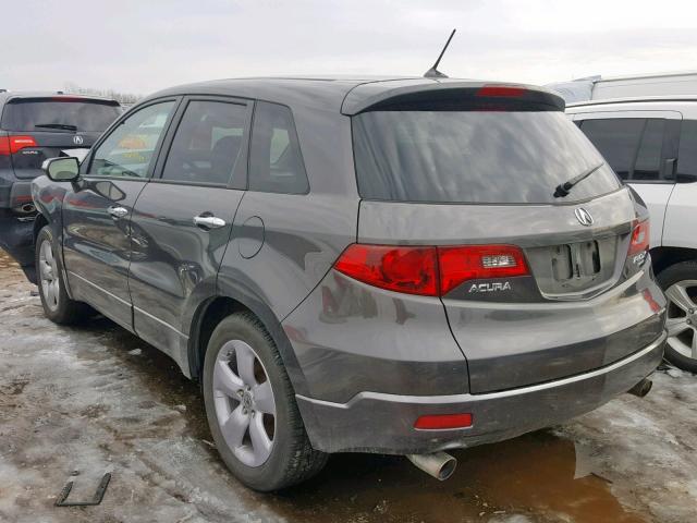 5J8TB182X9A004021 - 2009 ACURA RDX GRAY photo 3