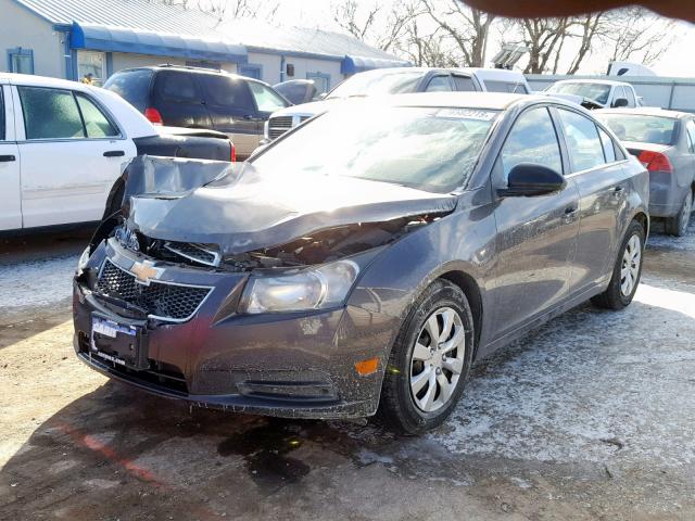 1G1PC5SH9B7178126 - 2011 CHEVROLET CRUZE LS GRAY photo 2