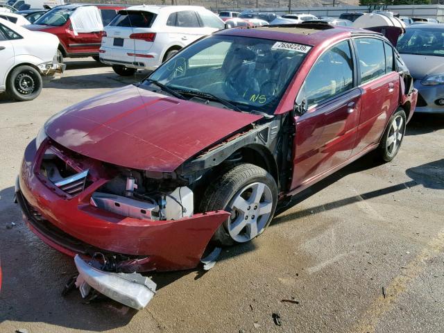 1G8AL58B56Z187300 - 2006 SATURN ION LEVEL BURGUNDY photo 2