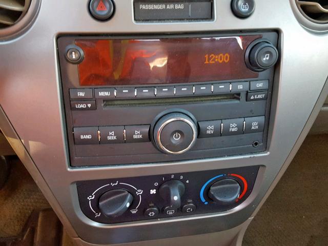 1G8AL58B56Z187300 - 2006 SATURN ION LEVEL BURGUNDY photo 9