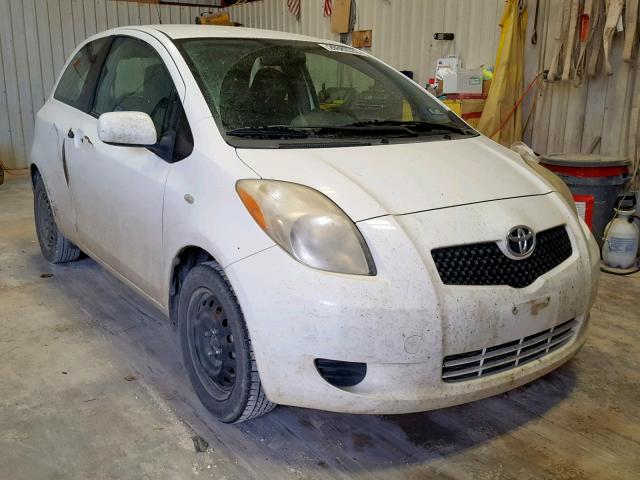 JTDJT923675134368 - 2007 TOYOTA YARIS WHITE photo 1