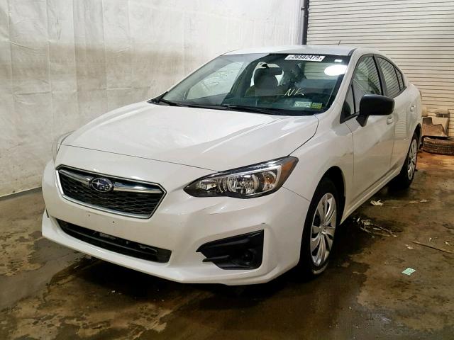 4S3GKAA68J3611637 - 2018 SUBARU IMPREZA WHITE photo 2