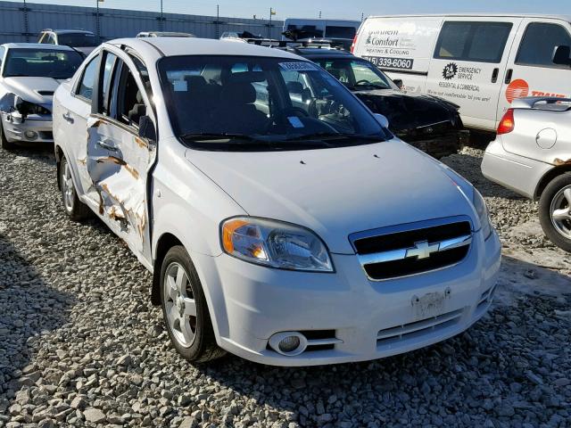 KL1TG56618B259928 - 2008 CHEVROLET AVEO LT WHITE photo 1