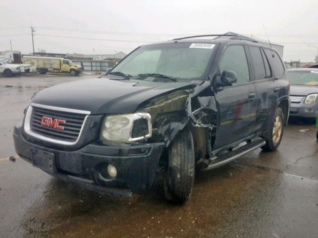 1GKDT13S422124795 - 2002 GMC ENVOY BLACK photo 2