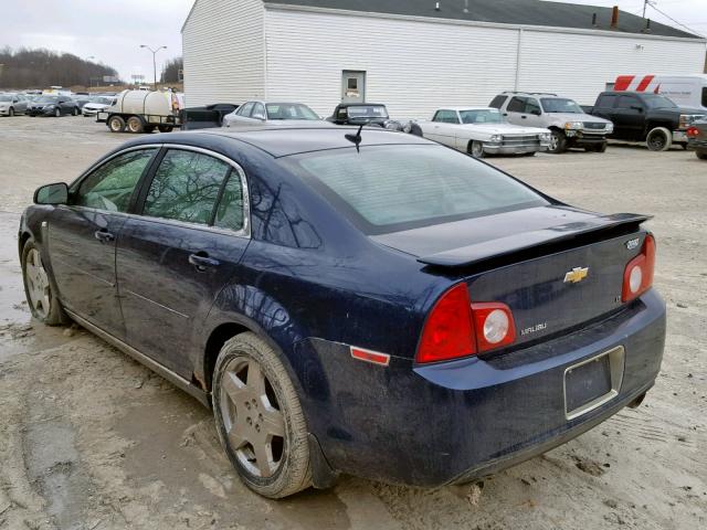 1G1ZJ577384273970 - 2008 CHEVROLET MALIBU 2LT BLUE photo 3