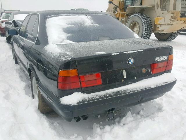 WBAHE6327SGF33591 - 1995 BMW 540 I AUTO BLACK photo 3