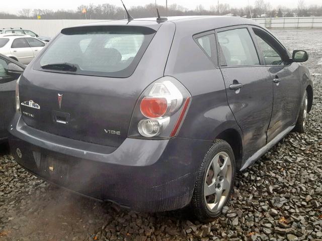 5Y2SP67879Z445783 - 2009 PONTIAC VIBE CHARCOAL photo 4