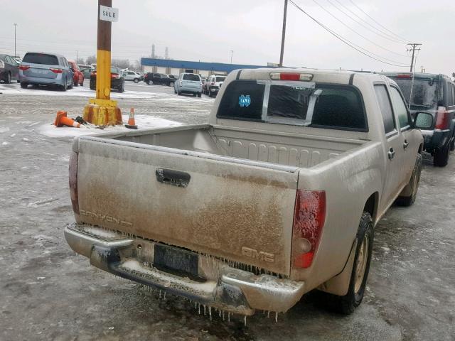 1GTCS138348209917 - 2004 GMC CANYON SILVER photo 4