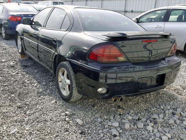 1G2NW52E9XM808641 - 1999 PONTIAC GRAND AM G BLACK photo 3