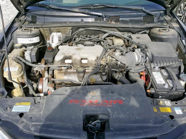 1G2NW52E9XM808641 - 1999 PONTIAC GRAND AM G BLACK photo 7