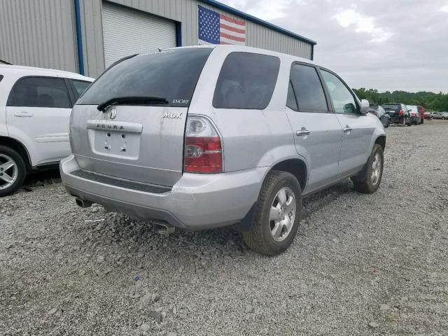 2HNYD18276H547882 - 2006 ACURA MDX SILVER photo 4