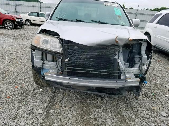 2HNYD18276H547882 - 2006 ACURA MDX SILVER photo 9