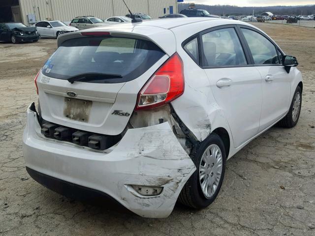 3FADP4TJXEM120620 - 2014 FORD FIESTA S WHITE photo 4