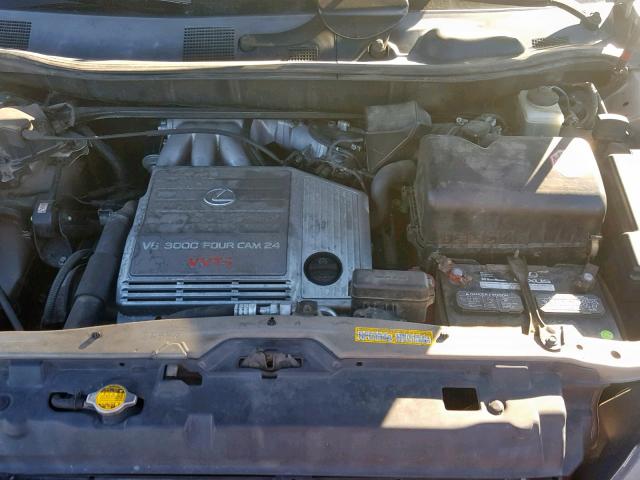 JT6HF10UXY0130915 - 2000 LEXUS RX 300 GOLD photo 7