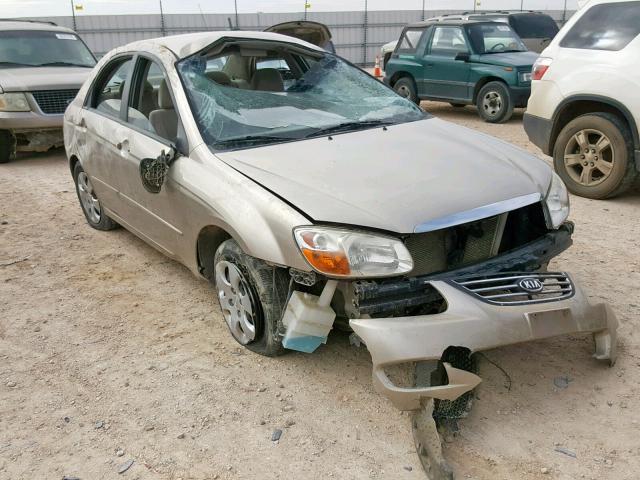 KNAFE121585538826 - 2008 KIA SPECTRA EX TAN photo 1