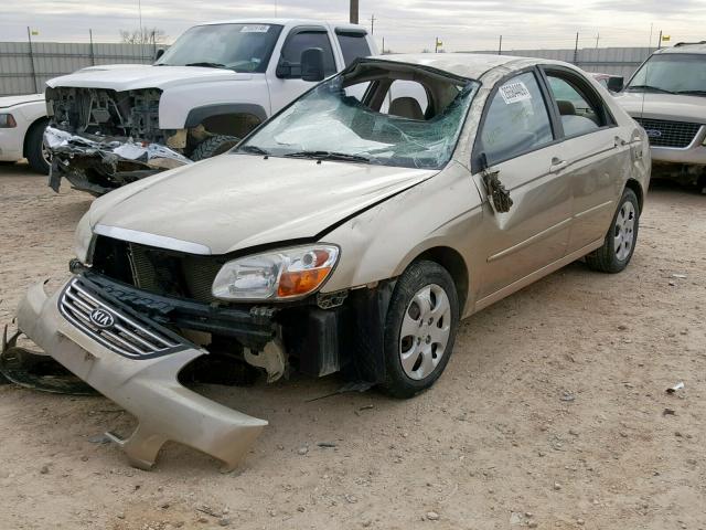 KNAFE121585538826 - 2008 KIA SPECTRA EX TAN photo 2