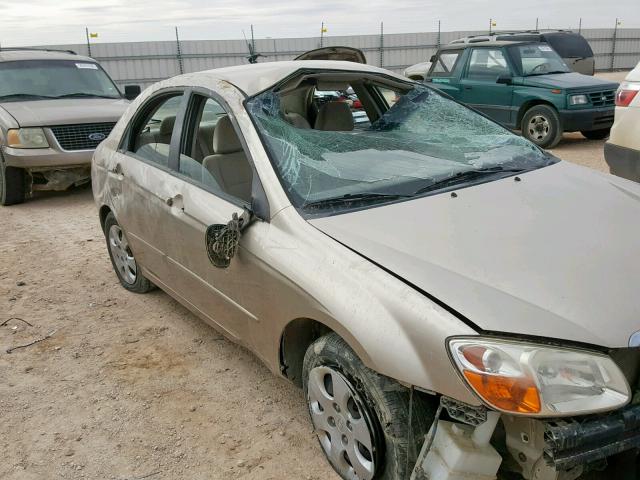 KNAFE121585538826 - 2008 KIA SPECTRA EX TAN photo 9