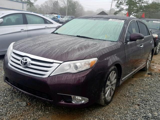 4T1BK3DB3BU387747 - 2011 TOYOTA AVALON BAS BROWN photo 2