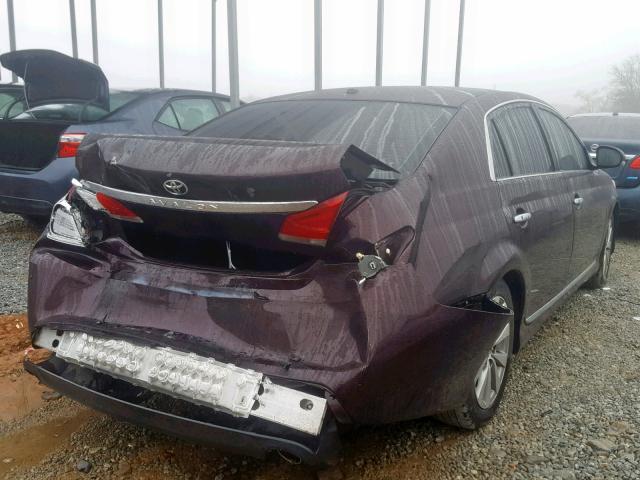 4T1BK3DB3BU387747 - 2011 TOYOTA AVALON BAS BROWN photo 4
