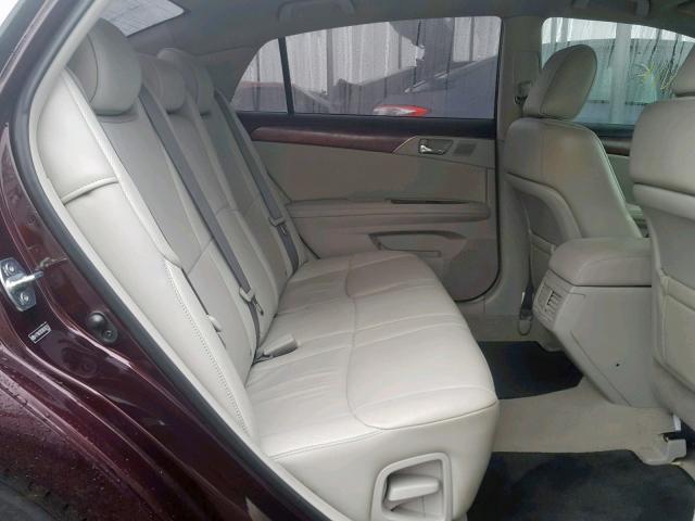 4T1BK3DB3BU387747 - 2011 TOYOTA AVALON BAS BROWN photo 6