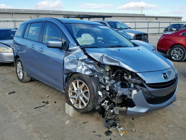 JM1CW2DL3C0123226 - 2012 MAZDA 5 BLUE photo 1