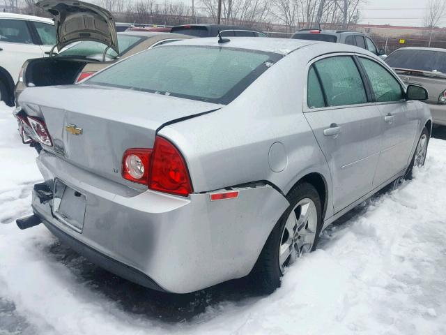 1G1ZH57B59F189929 - 2009 CHEVROLET MALIBU 1LT SILVER photo 4