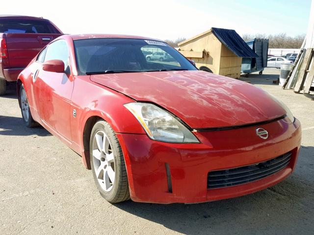 JN1AZ34E25M652039 - 2005 NISSAN 350Z COUPE RED photo 1