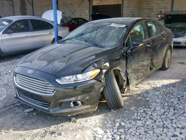 3FA6P0RU0DR317378 - 2013 FORD FUSION TIT BLACK photo 2