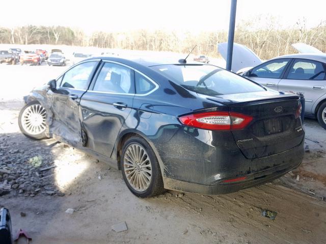 3FA6P0RU0DR317378 - 2013 FORD FUSION TIT BLACK photo 3