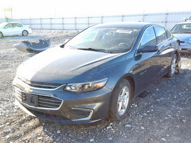 1G1ZB5ST1HF246210 - 2017 CHEVROLET MALIBU LS GRAY photo 2