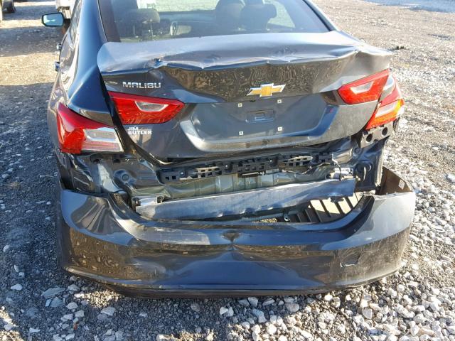 1G1ZB5ST1HF246210 - 2017 CHEVROLET MALIBU LS GRAY photo 9