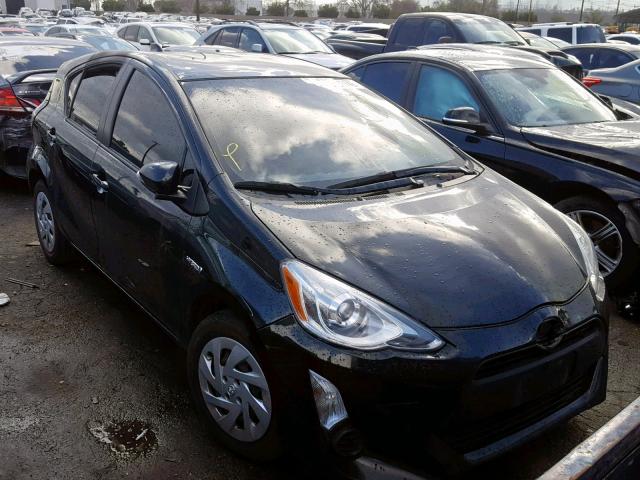 JTDKDTB32G1139590 - 2016 TOYOTA PRIUS C BLACK photo 1