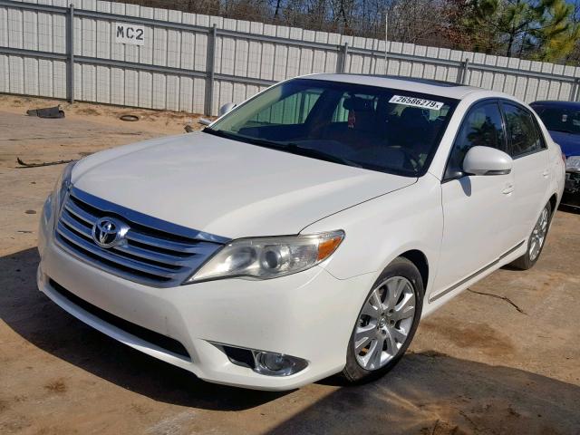 4T1BK3DB8BU382074 - 2011 TOYOTA AVALON BAS WHITE photo 2