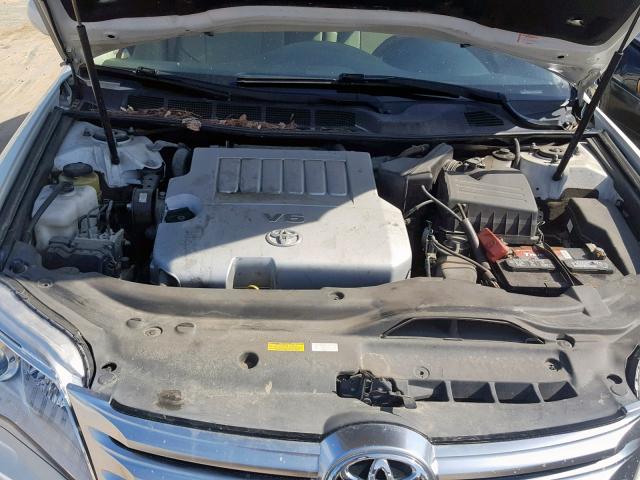 4T1BK3DB8BU382074 - 2011 TOYOTA AVALON BAS WHITE photo 7