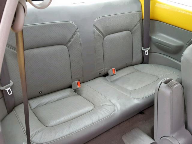 3VWCD21C3YM487349 - 2000 VOLKSWAGEN NEW BEETLE YELLOW photo 6