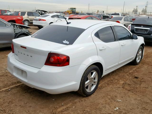 1B3BD1FB8BN599748 - 2011 DODGE AVENGER MA WHITE photo 4