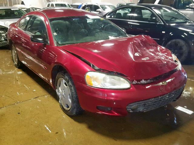 4C3AG42G71E031870 - 2001 CHRYSLER SEBRING LX MAROON photo 1