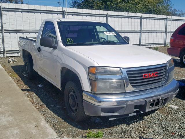 1GTCS14E988212802 - 2008 GMC CANYON WHITE photo 1