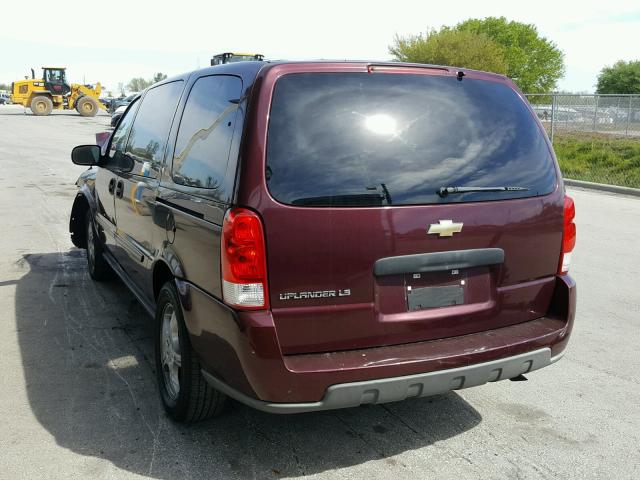 1GNDV23198D205637 - 2008 CHEVROLET UPLANDER L 栗色 照片 3