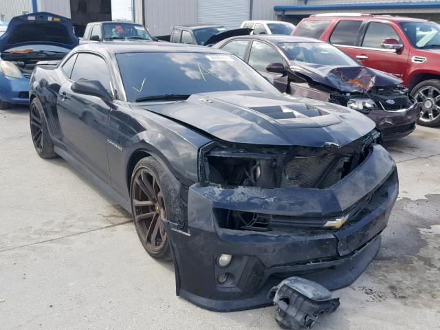 2G1FJ1EP9C9800799 - 2012 CHEVROLET CAMARO ZL1 BLACK photo 1