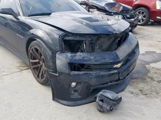 2G1FJ1EP9C9800799 - 2012 CHEVROLET CAMARO ZL1 BLACK photo 9